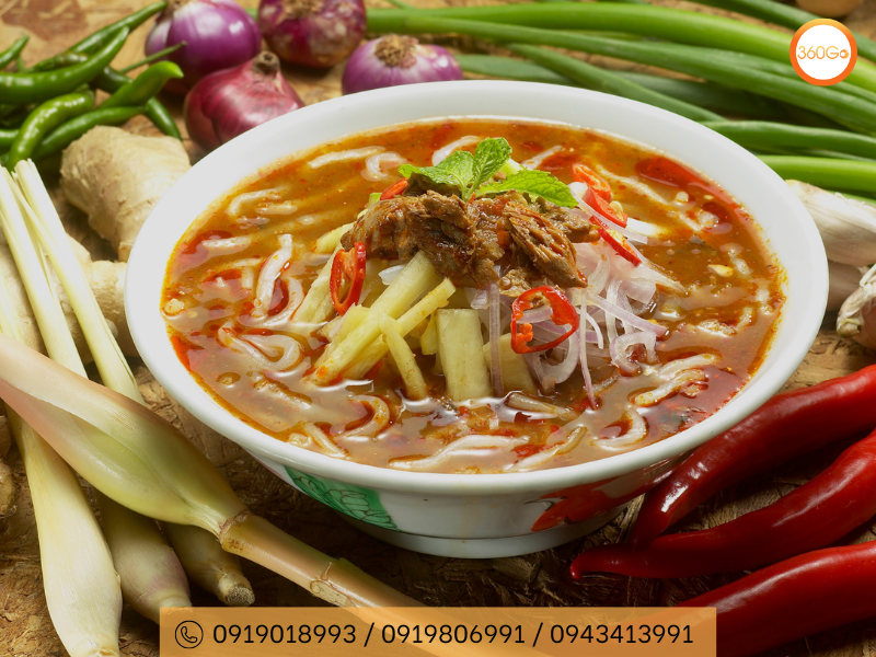 Món mì cay béo Laksa - Du lịch 360Go